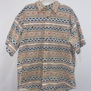 Vintage Orvis Short Sleeve Button Down Shirt